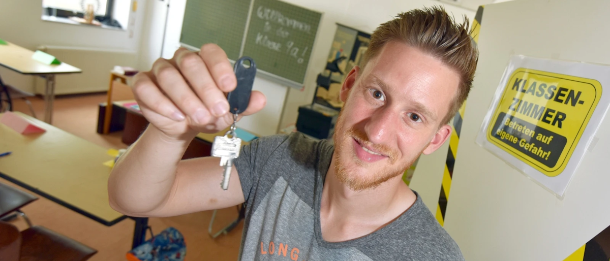 Dominic Stalberg im Escape Room