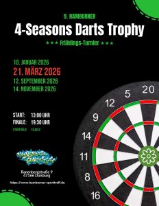 9. Hamborner 4-Seasons Darts Trophy | 2026 | Frühlings-Turnier