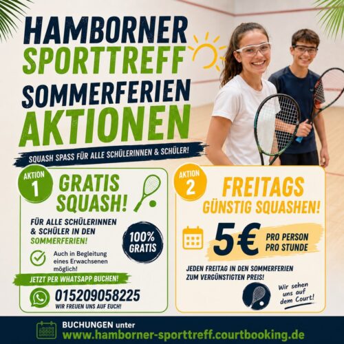 Aktionen während der Sommerferien Aktionen während der Sommerferien